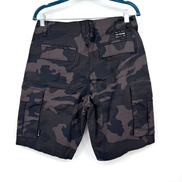 FOX Racing SLAMBOZO Cargo Shorts 2.0  Men Sz 30 Ripstop Black Camo 9” - Picture 7 of 16